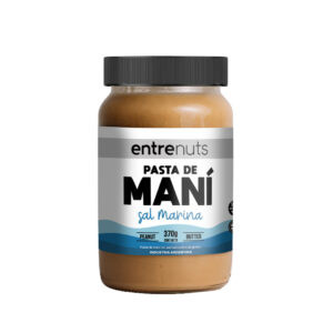 Pasta De Mani Entre Nuts Natural Con Sal Marina X 370 Gr